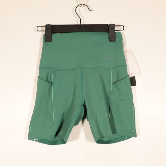 NWT Nike Medium-Support High-Waisted 5" Biker Shorts with Pockets Size XS - Picture 10 of 15